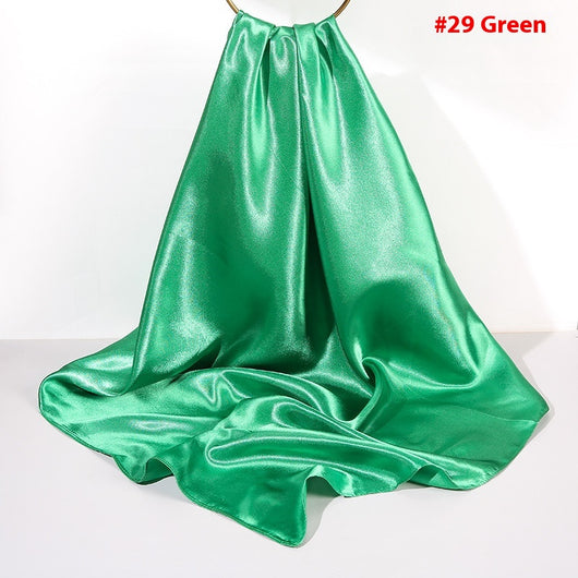 Pañuelo de Seda Artificial 90cm Satinado Brillante - Elegancia Pura - Image 32