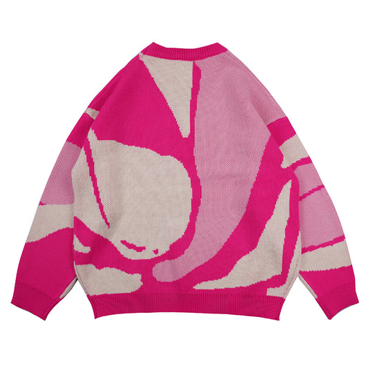 Suéter Holgado Cuello Redondo Tejido para Hombre y Mujer - Image 4