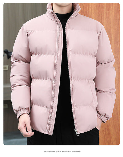 Abrigo de Cuello Alto Acolchado para Parejas - Chaqueta Casual Cálida Unisex - Image 12