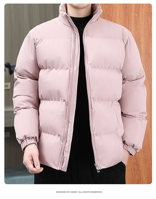 Abrigo de Cuello Alto Acolchado para Parejas - Chaqueta Casual Cálida Unisex - Image 12