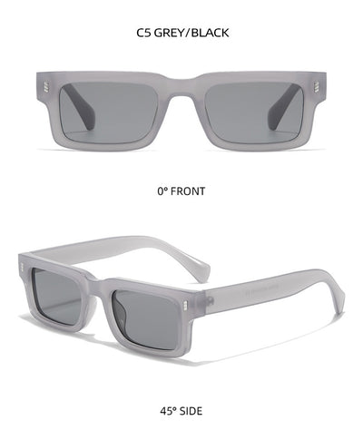 Gafas de Sol Retro Rectangulares Vintage para Hombre - Image 9