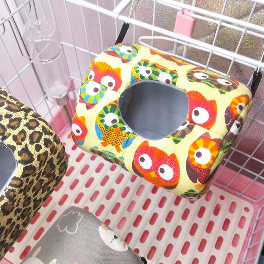 Nido Cálido de Algodón para Mascotas - Bolsa de Dormir Colgante Creativa - Image 10