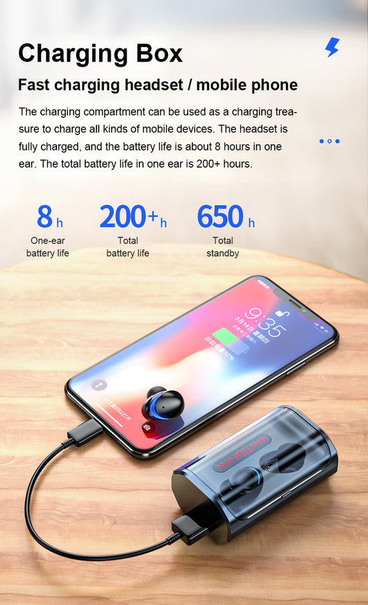 Auriculares Bluetooth 5.0 con Control Táctil y Conexión Inalámbrica - Image 25