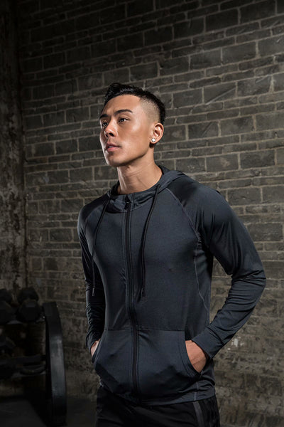 Traje de Entrenamiento Ajustado de Manga Larga con Tecnología Stretch - Image 20