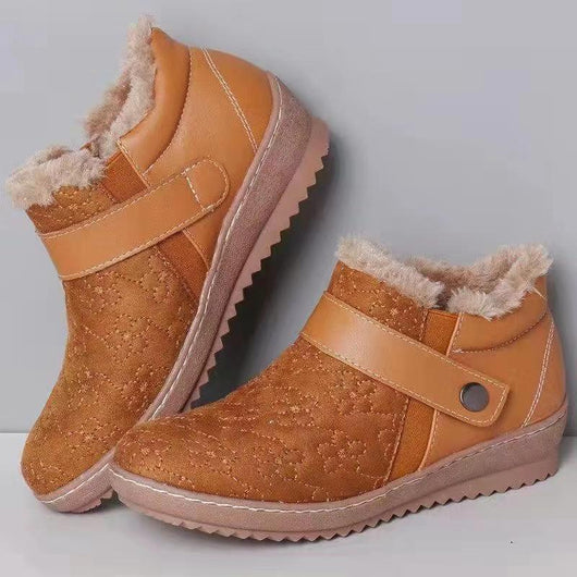 Botas de Nieve Talla Grande con Forro Polar y Punta Redonda - Image 6