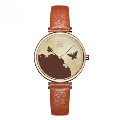 Reloj Inteligente Mujer Kallima Inachus Resistente al Agua con Diseño Floral - Image 4