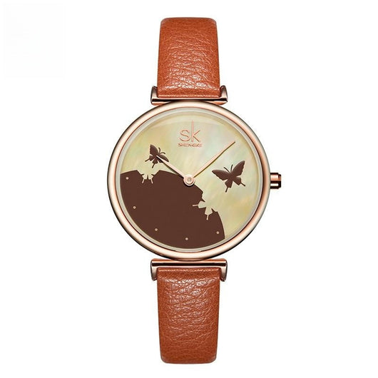 Reloj Inteligente Mujer Kallima Inachus Resistente al Agua con Diseño Floral - Image 4
