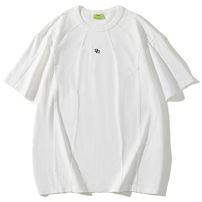 Playera Patchwork Lavado Americano de Manga Corta para Hombre - Image 6