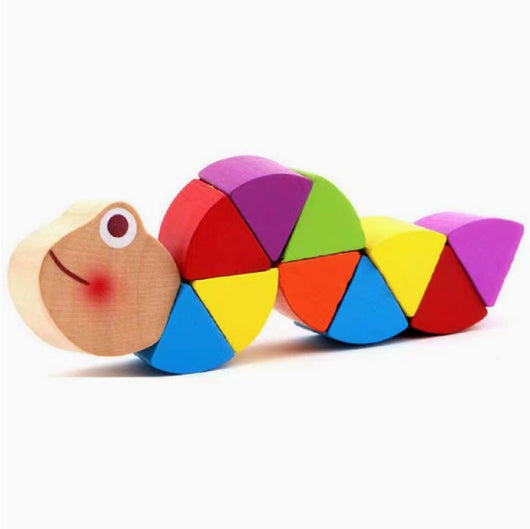 Juguetes Educativos Montessori de Madera - Orugas Coloridas para Desarrollo de Destreza Manual - Image 6