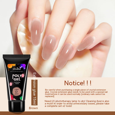 Extensiones de Uñas con Pegamento Cristal UV Beauty - Image 18