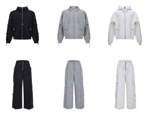 Sudadera con Capucha Oversize de Diseño Deconstruido y Cordón Ajustable - Image 21