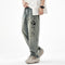 Men's Vintage Washed Wide Straight Leg Trousers