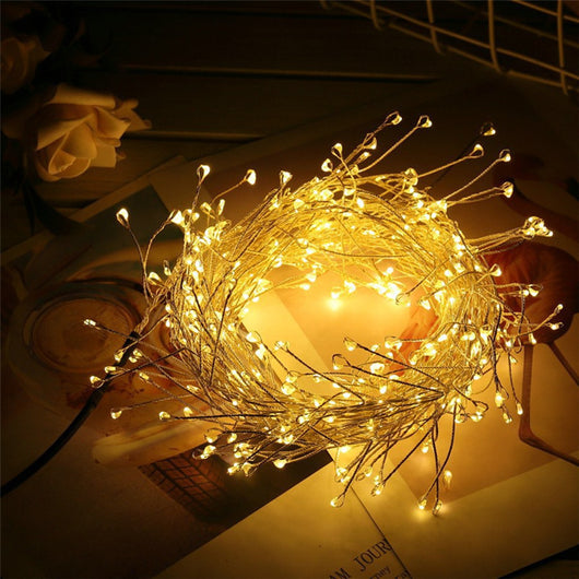 Luces LED de Alambre de Cobre - Guirnalda Decorativa Brillante - Image 7