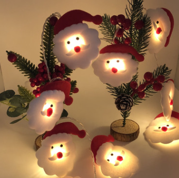 Guirnalda LED de Muñecos de Nieve Navideños para Árbol de Navidad - Image 7