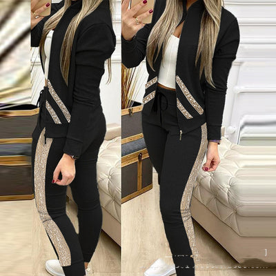 Traje Casual Cuadros Gris con Costuras Europeas y Americanas - Image 13