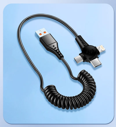 Cable de Carga Rápida 3 en 1 Retráctil Type-C Android - Image 11