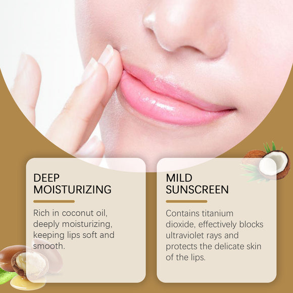 Bálsamo Labial Hidratante con Aceite de Coco y Manteca de Karité