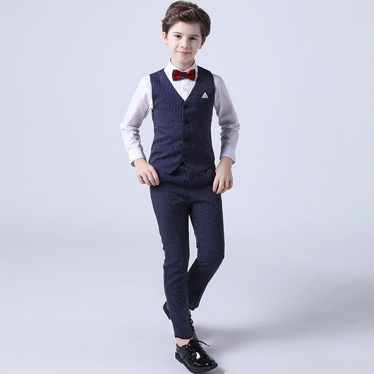 Conjunto de Verano para Niños: Chaleco y Pantalón a Rayas - Image 7