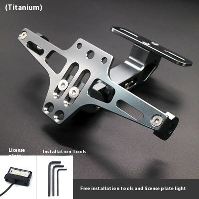 Soporte Ajustable para Placa de Matrícula en Aluminio - Image 11