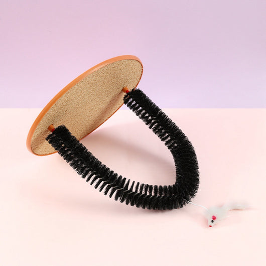 Rascador Interactivo para Gatos con Masajeador de Arco y Juguete Ratón - Image 18
