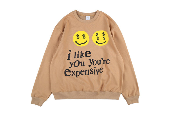 Playera Estilo Hip-Hop con Estampado Smiley y Letras - Unisex