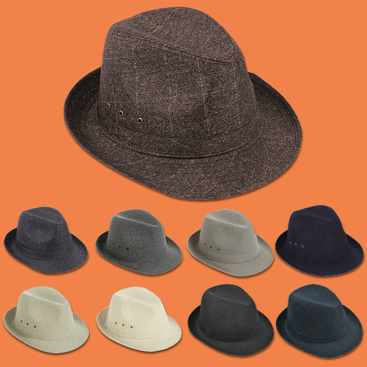 Sombrero Fedora para Hombre Adulto Mayor con Forro Térmico