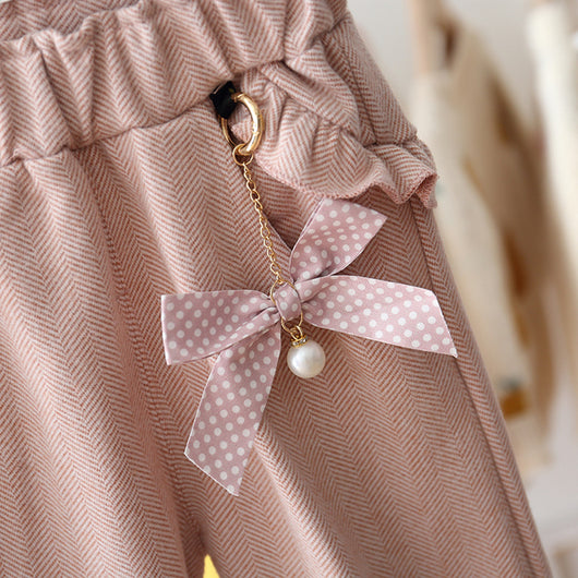 Pantalones Infantiles Estilo Coreano Tendencia Otoño - Image 7