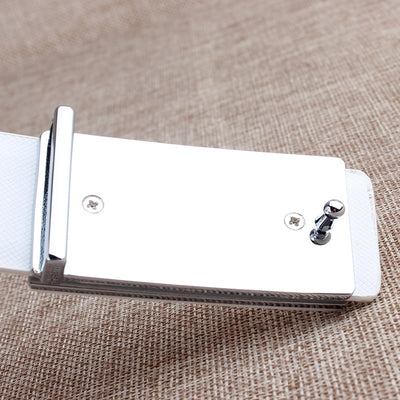 Cinturón para Hombre con Hebilla Suave y Patrón de Perlas - Image 5