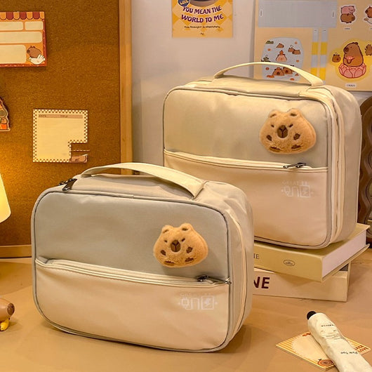 Bolsa de Cosméticos Organizadora de Gran Capacidad con Compartimentos