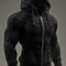 Sudadera con Cierre Estampada para Hombre
