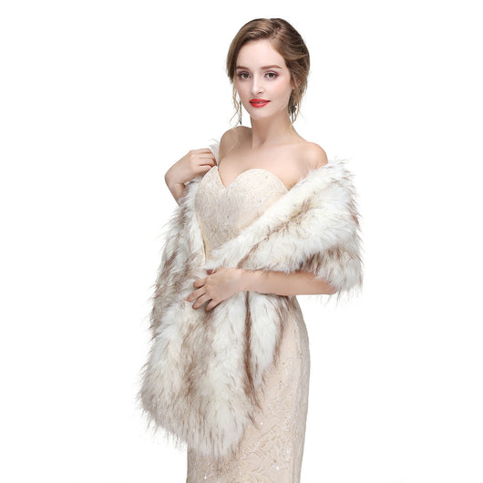 Estola de Piel de Zorro para Novia - Chal Elegante Invierno - Image 48