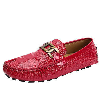 Zapatos de Cuero Casual con Hebilla Metálica y Pedal - Image 3
