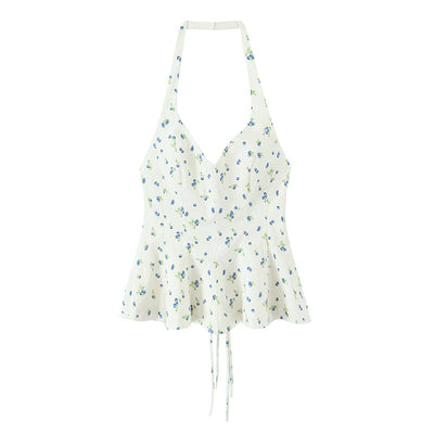 Blusa Estampado Floral con Cuello Colgante - Colección Verano - Image 4