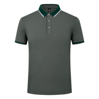 Polo Elástico de Algodón con Combinación de Colores - Image 15