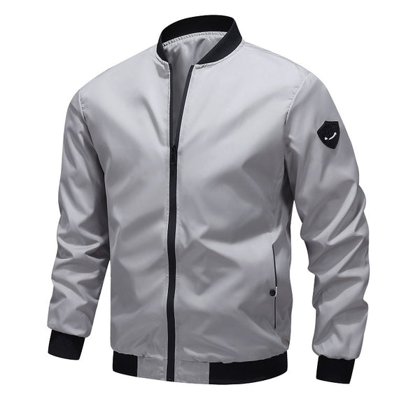 Abrigo Casual de Hombre Liso para Primavera y Otoño