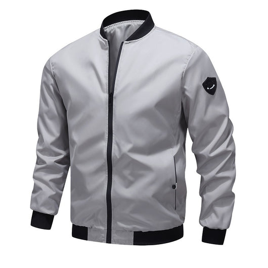 Abrigo Casual de Hombre Liso para Primavera y Otoño