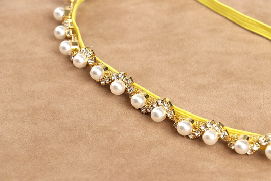 Diadema Infantil con Perlas y Flores - Image 9