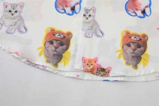 Camisa Estampada con Diseño Gatito para Hombre - Image 12