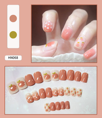 Uñas Postizas Decoradas Adhesivas - Diseño Profesional Listo para Usar - Image 79