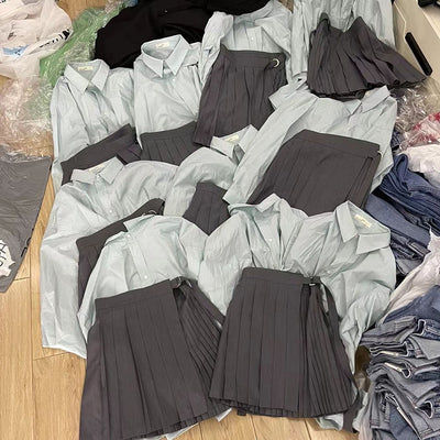 Conjunto Falda Plisada y Blusa de Algodón para el Día a Día - Image 8