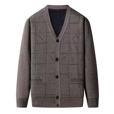 Suéter Oversized de Manga Larga para Papá - Tallas Grandes Primavera Otoño - Image 7