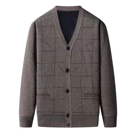 Suéter Oversized de Manga Larga para Papá - Tallas Grandes Primavera Otoño - Image 7