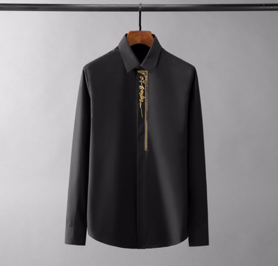 Camisa Slim Fit de Manga Larga para Hombre - Image 8