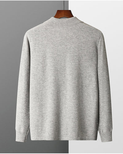 Camisa Interior Clásica de Botones y Color Sólido para Hombre - Image 10