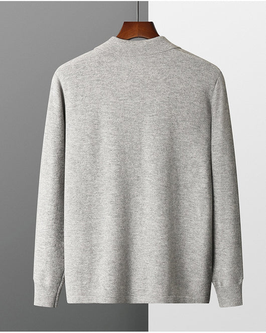 Camisa Interior Clásica de Botones y Color Sólido para Hombre - Image 10