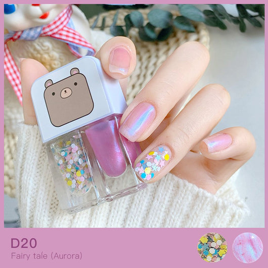 Set Dúo de Esmaltes de Uñas a Base de Agua - Acabado Brillante con Pelado y Desprendimiento Fácil - Image 18