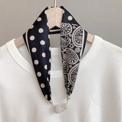 Pañuelo de Seda con Cierre Magnético - Protección y Elegancia para el Cuello