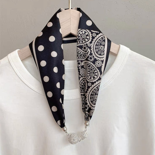 Pañuelo de Seda con Cierre Magnético - Protección y Elegancia para el Cuello