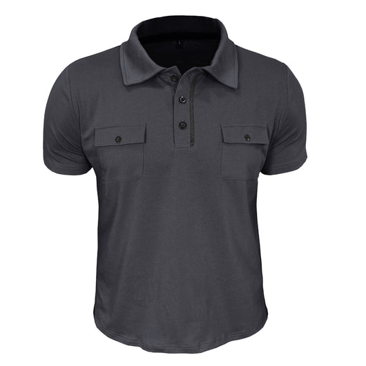 Polo Casual de Verano con Bolsillos y Botones para Hombre - Image 20