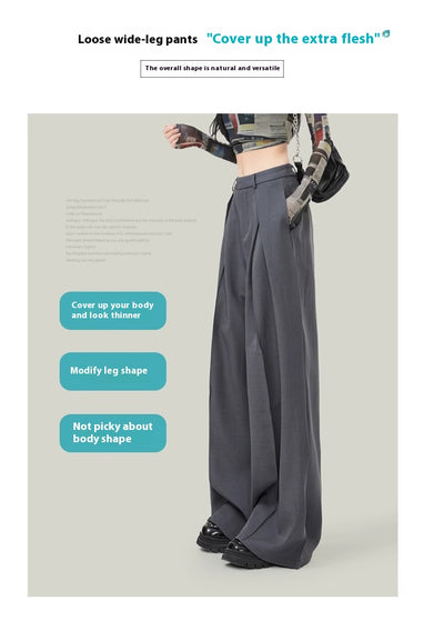 Pantalón Ancho de Tiro Alto Drapeado para Verano - Corte Petite - Image 17